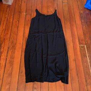 Eileen Fisher Black Silk Dress